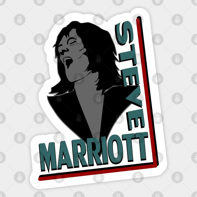 Steve Marriott Sticker by HelenaCooper